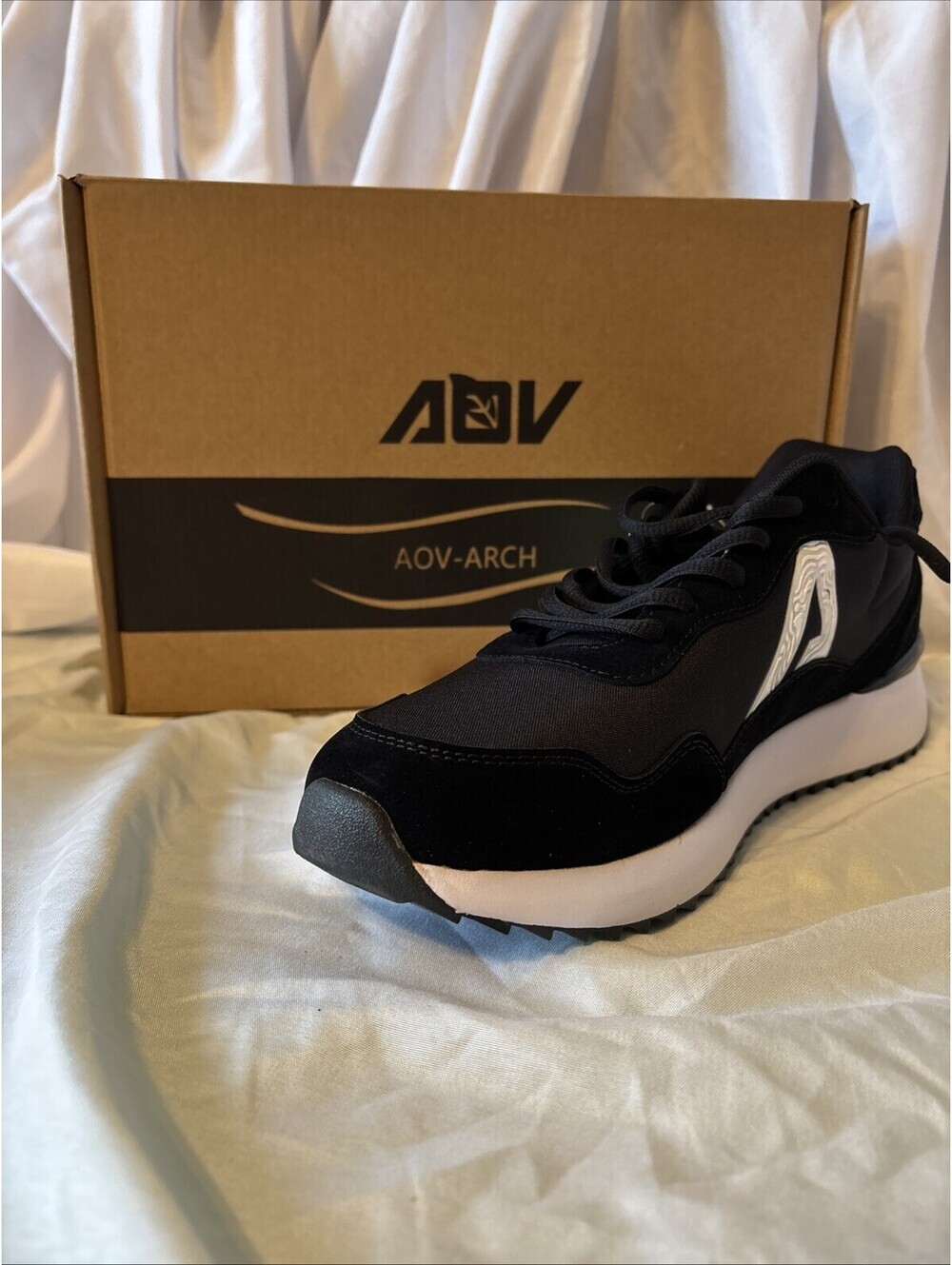 AOV-ARCH Mesh-Synthetic Athletic Sneakers Running Shoes